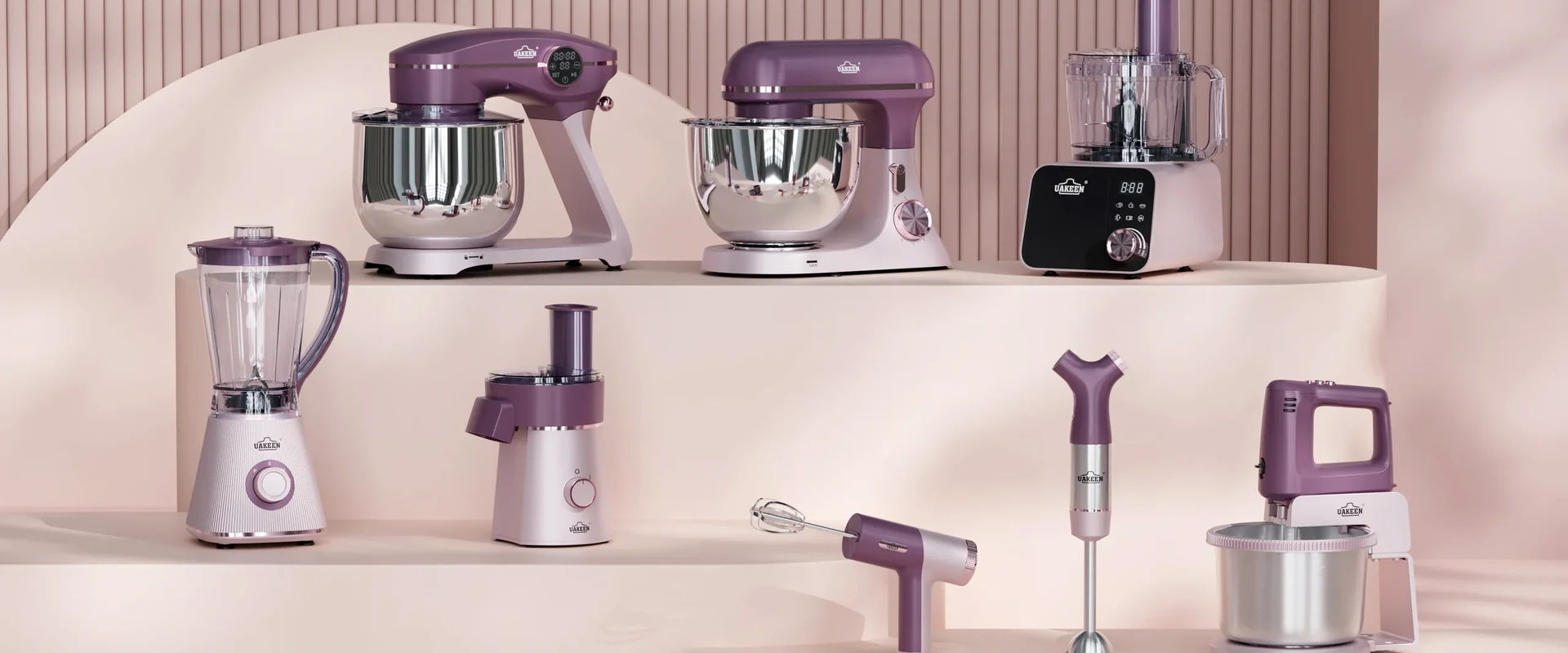 UAKEEN purple home appliance collection
