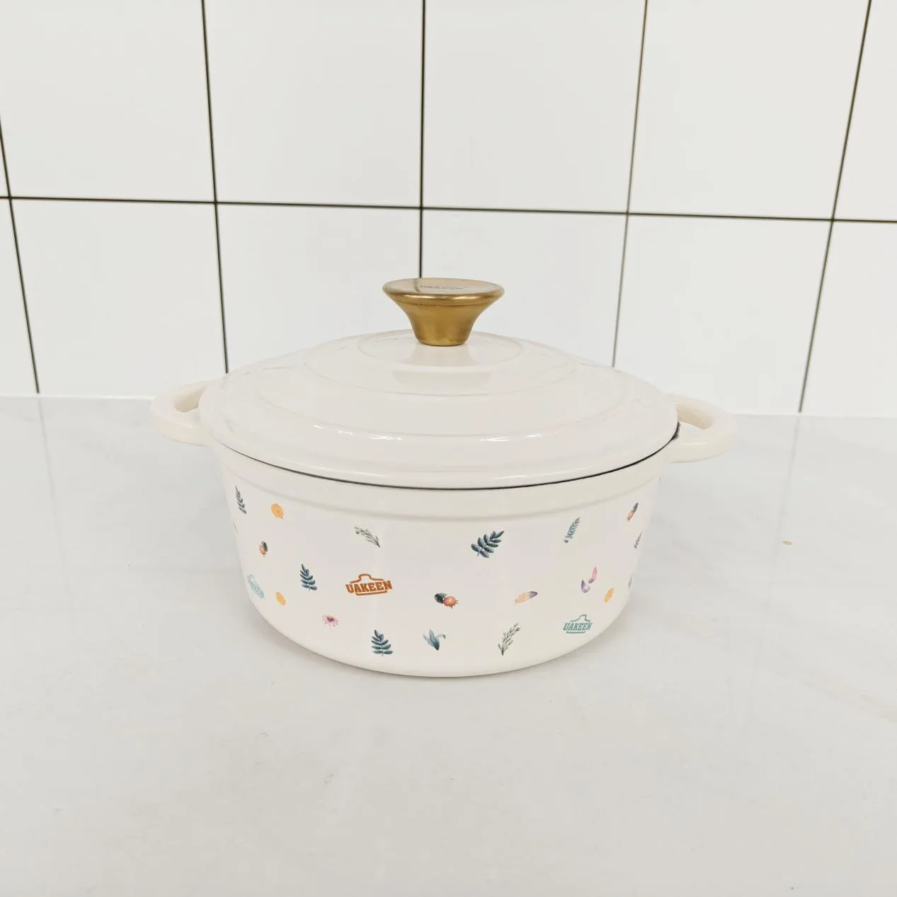 VK-33 enamel cast iron cookware set