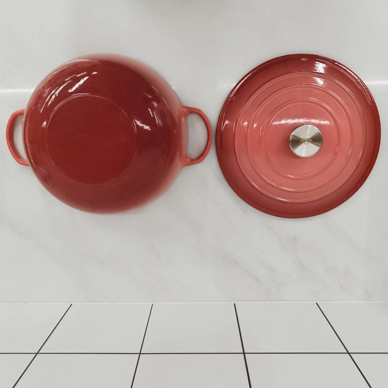 VK-34 enamel cast iron cookware set
