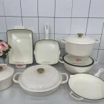 VK-34 enamel cast iron cookware set
