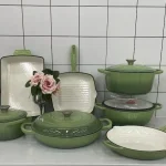 VK-34 enamel cast iron cookware set