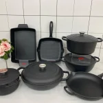 VK-34 enamel cast iron cookware set